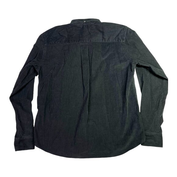 RALPH Ralph Lauren Size L Black Corduroy Button-Down Shirt - Picture 7 of 9